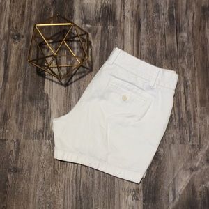 J Crew white chino shorts 🌸